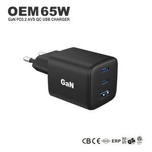 <span class=keywords><strong>Chargeur</strong></span> GaN 65W pour téléphone portable et ordinateur portable, adaptateur de <span class=keywords><strong>chargeur</strong></span> Type C PD AVS, CE ROHS KC, portable, mobile, 20W 18W, <span class=keywords><strong>chargeur</strong></span> mural USB 65W, <span class=keywords><strong>chargeur</strong></span> rapide USB C - Product Image 4