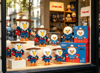 Peluche OEM de haute qualité en tissu doux pour enfants, idéale comme cadeau promotionnel d'entreprise