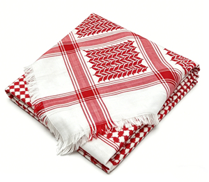 Pañuelo Árabe 100% Poliéster, Ghutra Tradicional, Talla Grande, Diseño a Cuadros, para Pedidos al por Mayor, Entrega Rápida - Product Image 3
