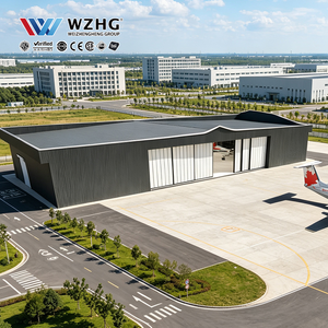 <b>Large</b> Steel Aircraft Hangar Project With Custom Engineering And Fabrication Service - Product Image 1