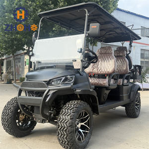 Premium Matte Black Factory Niedrigster Preis 4 <span class=keywords><strong>2</strong></span> Sitze Elektrischer Offroad-Golf wagen 5KW Motor - Product Image 3