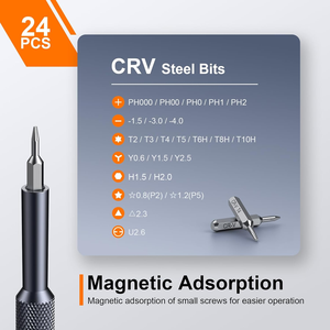 25-in-1 chính xác Screwdriver <span class=keywords><strong>Set</strong></span> Magnetic mini công cụ sửa chữa Kit với Torx cho máy tính xách tay máy tính chuyển đổi điện thoại kính xem - Product Image 2