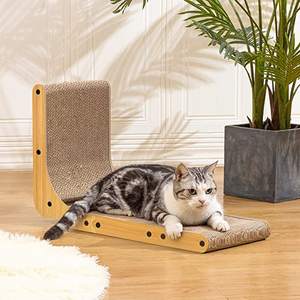 Árbol para Gatos en Forma de L de Alta Calidad, Tablero de Partículas de Sisal, Diseño Moderno Ecológico, Embalaje de Cartón para Interiores, Color Personalizado, ¡Oferta Caliente! - Product Image 2
