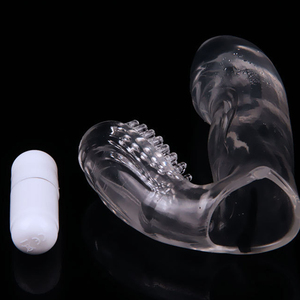 Manchon vibrant pour doigt, stimulateur du point G, en silicone souple, masturbateurs pour adultes, aphrodisiaques amusants pour les couples - Product Image 4