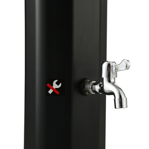 CYEN Nouveau Design <span class=keywords><strong>Douche</strong></span> <span class=keywords><strong>Solaire</strong></span> Autoportante de Jardin Noir 35L <span class=keywords><strong>Douche</strong></span> <span class=keywords><strong>Solaire</strong></span> <span class=keywords><strong>avec</strong></span> Lavage des Pieds pour Piscine - Product Image 4