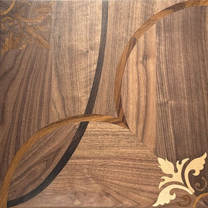 <span class=keywords><strong>Parquet</strong></span> en bois <span class=keywords><strong>Parquet</strong></span> en bois massif multicouche avec incrustation de cuivre en noyer noir acide <span class=keywords><strong>Protection</strong></span> de l'environnement - Product Image 5