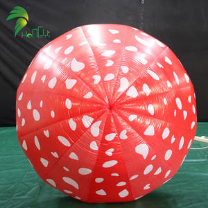 קישוט פטריות מתנפח, דגם מתנפחים אגריק מתנפחים עם אור, קישוטי חצר חג - Product Image 5