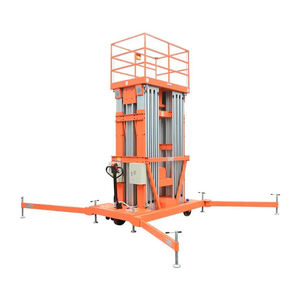 Fabrieksdirect hydraulische hoogwerker met aluminium mast, 6m werkhoogte, 150kg draagvermogen - Product Image 6