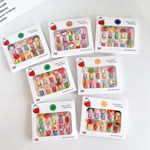 Caja de accesorios para el cabello de colores para niños, pinzas para el pelo de princesa con dibujos animados de conejos, cola de poni - Product Image 3