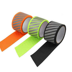 High Visibility EN20471 Certified <b>Reflective</b> Green/Orange TPE Polyester Webbing Customized Size Cheap Wholesale Sew-On for - Product Image 6