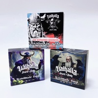 Scatola di sapone in carta lucida e dura per imballaggio con scatola di sapone personalizzata e stampa con finestra