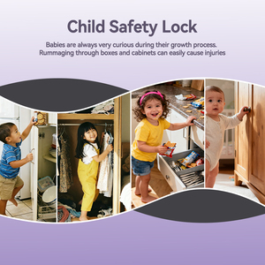 Cerradura de Seguridad Ajustable <span class=keywords><strong>para</strong></span> Niños, a Prueba de <span class=keywords><strong>Bebés</strong></span>, <span class=keywords><strong>para</strong></span> Todo Tipo de Puertas de Armarios - Product Image 5