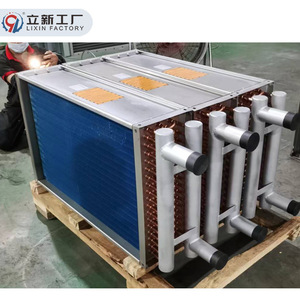 Échangeur de chaleur à tubes ailettes en acier inoxydable Lixin Factory, pièces de réfrigération - Product Image 2