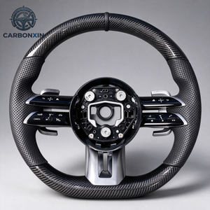 Volant sport en cuir personnalisé de qualité supérieure pour Mercedes-Benz CLS W218 W219 550 500 Classe C W205 W204 Classe G Classe S W221 - Product Image 2