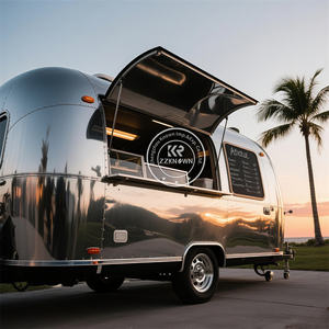 Op Maat Gemaakte Mobiele Hotdog Kar Ijs Food Trailer Truck Volledig Uitgerust Restaurant Roestvrijstalen Karren Mobiele Keuken Truck - Product Image 4