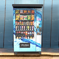 Distributeur automatique Allemagne distributeur automatique de snacks pour aliments et boissons avec auvent
