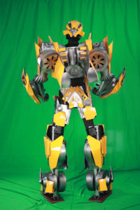 Costume de <span class=keywords><strong>robot</strong></span> transformateur réaliste Cosplay personnalisé pour adultes Costume de bourdon - Product Image 3
