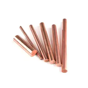 CHINA supply copper round bar 99.9 pure copper rod 5mm 8mm 15mm 30mm Large Diameter