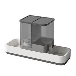 Distributeur automatique de nourriture et d'eau pour animaux de compagnie, sur mesure, intégré, pour chats et chiens, portable, non électrique. - Product Image 5