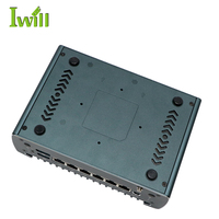 Routeur industriel Pc Core I7 6 nic 2.5G port ethernet In-tel I7 Din Rail Pc mini linux