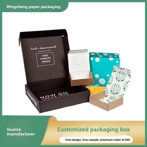 Eco-Friendly Disposable Custom Color Zipper Aircraft <b>Box</b> for Clothing & Gift Tear-Off Design Decoration Application - Product Image 4