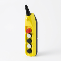 Stazione di controllo remoto elettronica CMK per paranchi (4+1) 4 pulsanti 2NO velocità singola con arresto di emergenza in plastica IP65 Smart EOT per gru
