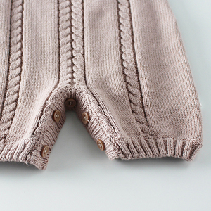 Combinaison en tricot pour bébé nouveau-né, mignonne, printemps-été, fabriquée par l'usine OEM, adaptée aux bébés - Product Image 5