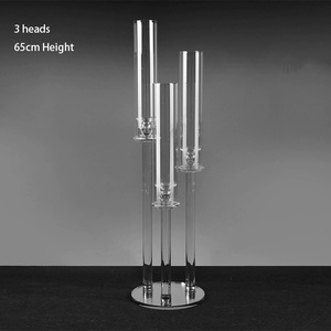 GJ-CH1-6 Vente en gros Chandelier en verre cristal de 120 cm de hauteur (39 pouces) pour mariage - Product Image 6