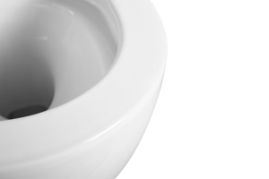 Toilette murale ronde Tornado en céramique blanche <span class=keywords><strong>sans</strong></span> rebord facile à nettoyer Design épuré élégant unique pour salle de bain - Product Image 6