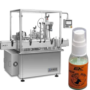 Sprey otomatik sprey dolum makinesi için 10ML burun sprey sıvı dolum kapaklama makinesi üretim hattı şişe dolum makinesi
