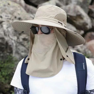 Sombreros de Sol para Hombre y Mujer al por Mayor, Sombrero de Pesca con Ala Ancha, para Deportes al Aire Libre, Trabajo, Senderismo, Escalada, Impermeable y Plegable - Product Image 3