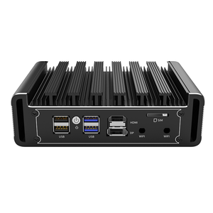 11th gen không quạt Mini PC I7 1165g7 i5 1135g7 4 * LAN 2.5g i226-V 1 * RJ45 Com pfsense mềm Router máy tính 4G Sim pfsense tường lửa - Product Image 2