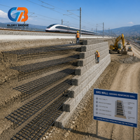 Geogrid Biaxial de PP de 20kN para Estabilización de Caminos y Refuerzo de Suelos, Malla Plástica de Alta Resistencia, Mejor Precio