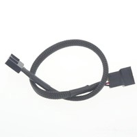 Câble d'extension de ventilateur CPU 4 broches pour carte mère, câble adaptateur PWM4P, câble d'alimentation 4 broches pour boîtier d'ordinateur
