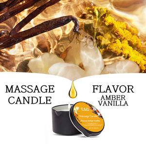 High Quality Fragrance 2 Oz Luxury Vanilla Organic Soy Wax Aromatherapy <strong>Essential</strong> <strong>Oil</strong> Massage <strong>Oil</strong> Bougies <strong>Candles</strong> for Manicure - Product Image 3