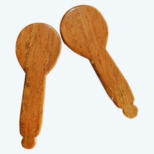 Pierre d'énergie naturelle 2026 Gua Sha, planche jaune, massage facial Gua sha, masseur - Product Image 6