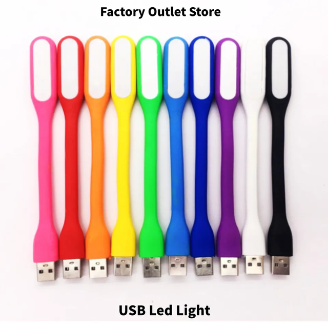 Portable Mini USB LED Night Light Factory Promotional Products Flexible USB Hand Lamp in Stock