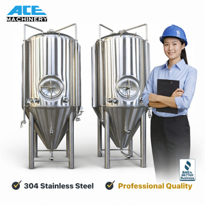 500L Stainless Steel Conical Fermenter Beer Brewing Equipment Kombucha Wine Fermentation Tank With Stirrer - Product Image 1