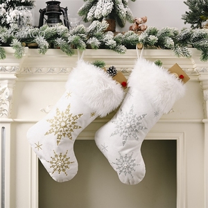 Perlas bordadas de terciopelo <span class=keywords><strong>para</strong></span> árbol de <span class=keywords><strong>Navidad</strong></span>, bolsa de regalo, productos recién llegados, invierno, 2020 - Product Image 2