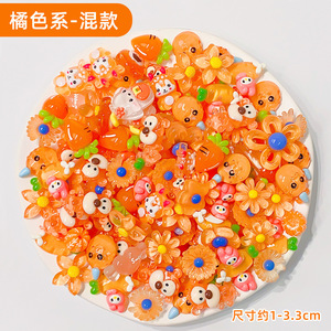 Phụ kiện trang trí móng tay, làm thủ công bằng nhựa <span class=keywords><strong>resin</strong></span> <span class=keywords><strong>mini</strong></span> dạng dẹt, nhiều mẫu, 3D phối màu, dùng cho làm thủ công, trang trí sổ tay - Product Image 3