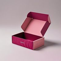 Boîtes en carton ondulé kraft UV personnalisables 2025, emballages en papier écologiques imprimés pour cosmétiques, cadeaux de mariage