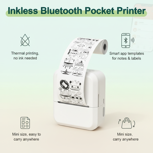 Etichettatrice Marklife S2 Mini Senza Inchiostro per Foto e Disegni, Impermeabile e Resistente all'Olio, Stampa Continua di Etichette Senza Spazi - Product Image 3
