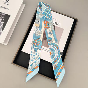 2026 Handlicher Geschenkband-Griff im neuen Stil, Wickelband aus simulierter Seiden-Twill, Taschengriffband, langes, fließendes Band - Product Image 6