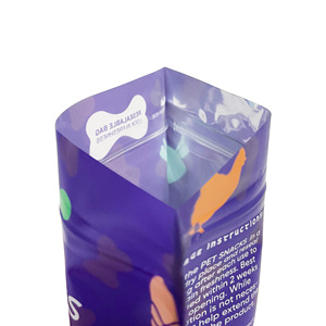 Sac d'emballage pour aliments pour animaux de compagnie personnalisé de haute qualité - Sachets refermables avec fenêtre pour les friandises pour animaux de compagnie - Product Image 4