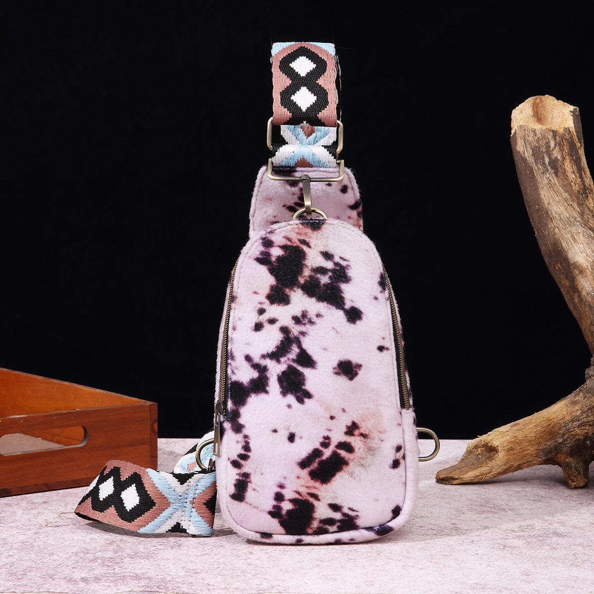 PG760-3 ขนม้า สีม่วง