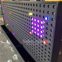 DIY Lite Brite Interactive Sensory Light Panneau mural lumineux Lite Peg Board pour salle sensorielle Enfants Musées
