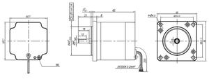 Moteur magnétique à faible vitesse et couple élevé 220v 50Hz 55mm 60rpm - Product Image 3