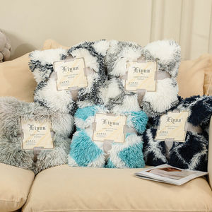 FF4777 maison salon décor confortable doux en peluche épaisse couverture chaude cadeau lit canapé canapé <span class=keywords><strong>Plaid</strong></span> floue moelleux jeter couverture - Product Image 6
