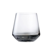 Gobelet à vin en verre rouge haut de gamme, finition dégradée fumée, design minimaliste moderne pour usage domestique, valeur esthétique élevée