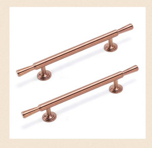 Poignées de tiroir en laiton couleur or <span class=keywords><strong>rose</strong></span> pour armoires de cuisine - Offre Spéciale - Product Image 2
